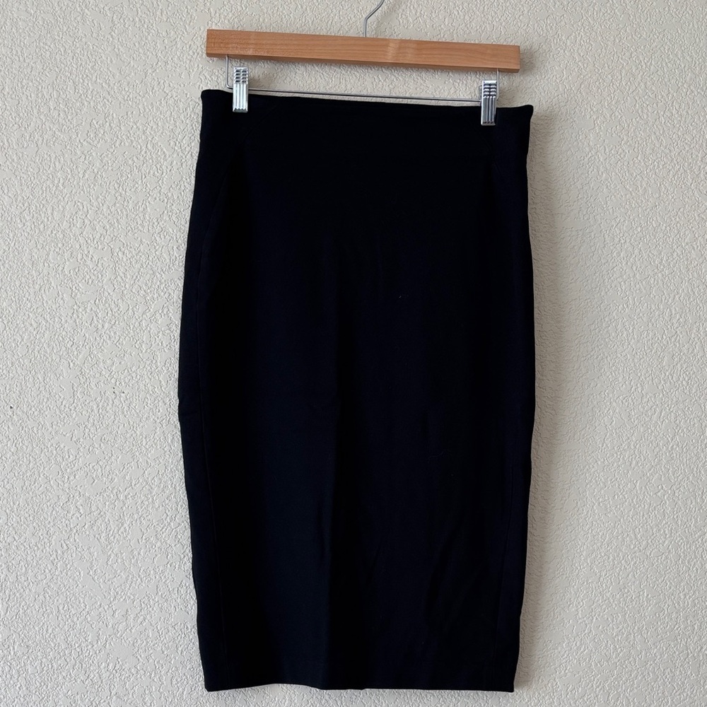 Vince Camuto Elegant Black Pencil Skirt